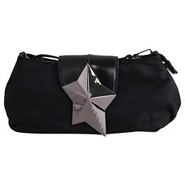 Mini mala Thierry Mugler preta sintética Preto