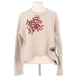 Zadig & Voltaire Camisola de cashmere bege Bege