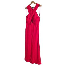 Sandro Vestido longo vermelho Vermelho