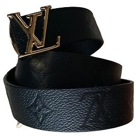 Ceinture Louis Vuitton Initiales Monogramme Noir