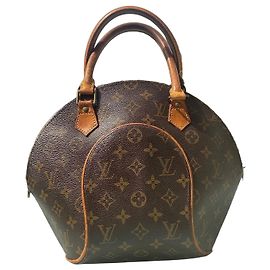Bolsa de mão Louis Vuitton Monogram Canvas Ellipse PM Marrom Monograma