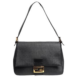 Fendi Borsa a tracolla Mamma Baguette nera Nero
