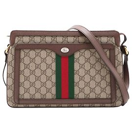 Gucci Borsa a tracolla GG Supreme marrone Marrone