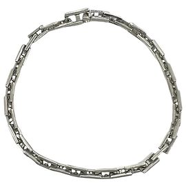 Hermès HERMES Vintage Hercules MM Charm Bracelet Silvery