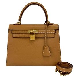 Hermès Hermes Kelly 25 Vache Liege Handbag Brown
