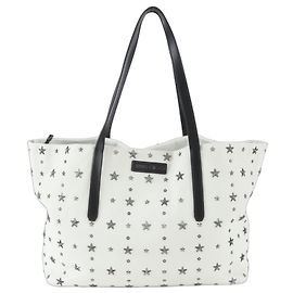Sac cabas en cuir Sophia Star Studded Jimmy Choo Noir