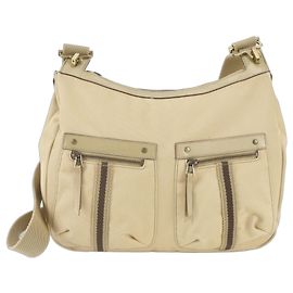 Bolsa tiracolo e tote Gucci 90762 em couro Bege