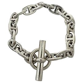 Hermès Hermes Vintage Chaine d'Ancre MM Bracelet Silvery
