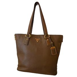 Prada brown leather bag Brown