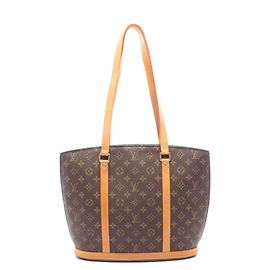 Bolsa de Ombro Louis Vuitton Babylon Monogram Marrom