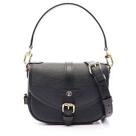 Bolsa Louis Vuitton Saumur BB Epi Noir Preto