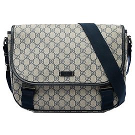 Bolsa Tiracolo Gucci Beige GG Supreme Bege