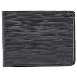 Portefeuille Multiple Louis Vuitton en cuir Epi noir Noir