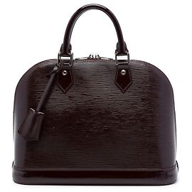 Louis Vuitton Purple Electric Epi Alma PM Roxo