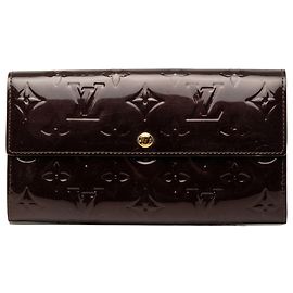 Louis Vuitton Purple Monogram Vernis Sarah Wallet Purple