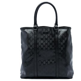 Tote Verticale Gucci Joy con stampa GG nera Nero