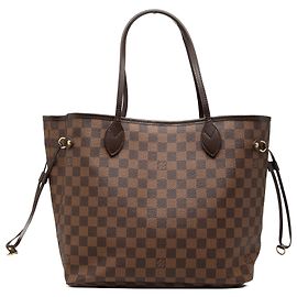 Louis Vuitton Brown Damier Ebene Neverfull MM Brown