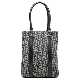 Autre Marque Dior Blue Diorissimo Trotter Canvas Tote Blue