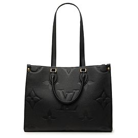 Louis Vuitton Black Monogram Empreinte Onthego MM Black