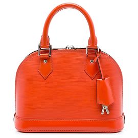 Louis Vuitton Orange Epi Alma BB Naranja