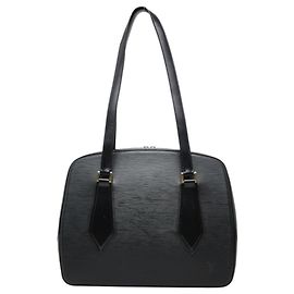 Louis Vuitton Epi Voltaire Schultertasche Schwarz