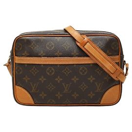 Sac à épaule Louis Vuitton Monogram Trocadero 27 Marron