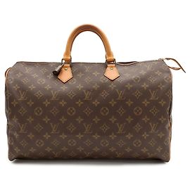 Bolso Louis Vuitton Monogram Speedy 40 Castaño