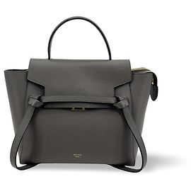 Céline Cintura Celine Mini in pelle di vitello Marrone