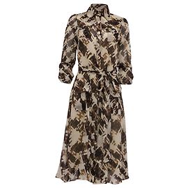 Vestido midi Hillevi de seda transparente Diane von Furstenberg Multicolor Silk Multicolor