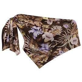 Zimmermann Zimmerman Crop Bodice Top in Brown Cotton Brown