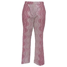 Missoni Zigzag Hose aus rosa Viskose Braun Pink