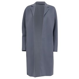 Valentino Garavani Trench-coat ouvert Valentino en laine bleu clair Bleu Bleu clair