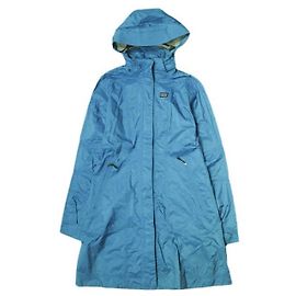 Autre Marque Imperméable Patagonia Rain Shadow Trench Coat Nylon Coat Bleu