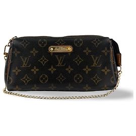 Louis Vuitton Eva Monogram Canvas Castaño