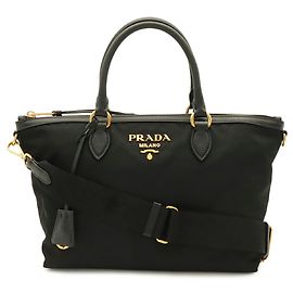 Prada Nero Black Handbag Black