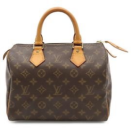 Louis Vuitton Monogram Speedy 25 Handtasche Braun