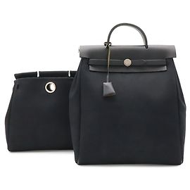 Hermès Herbag Sac à Dos PM Bolso mochila Negro