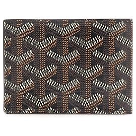 Tarjetero Goyard Victoire Insert Castaño Negro Blanco