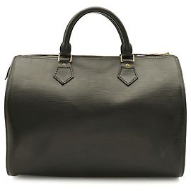 Sac à main Louis Vuitton Epi Speedy 30 Noir
