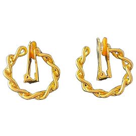 Christian Dior Vintage vergoldete Ohrringe Golden