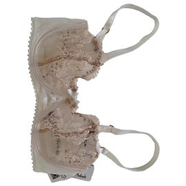Autre Marque Aubade Spitzen-BH Weiß Beige