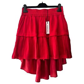 Barbara Bui Red ruffled short skirt Red