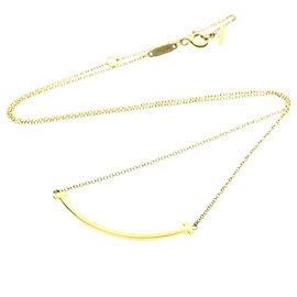 Pendente Tiffany & Co. T Smile Oro Giallo 18K Small D'oro