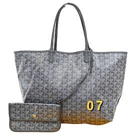 Goyard Saint Louis Coated Canvas PM Brown