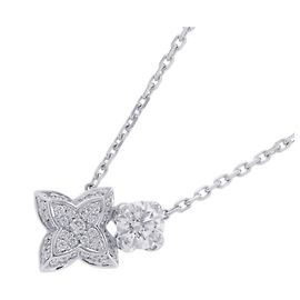 Louis Vuitton 18K White Gold Diamond Pendant Necklace Other
