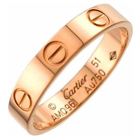 Cartier Mini Love Ring in 18K Pink Gold Other