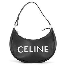 Céline Borsa a spalla Celine Ava in pelle Nero Bianco