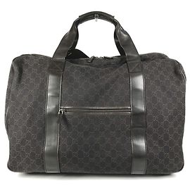 Bolsa Boston Gucci marrom com logo GG Marrom