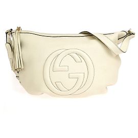 Gucci Soho Messenger Leather Medium White