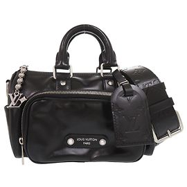 Louis Vuitton Keepall Cargo Bandoulière 25 Handtasche Schwarz
